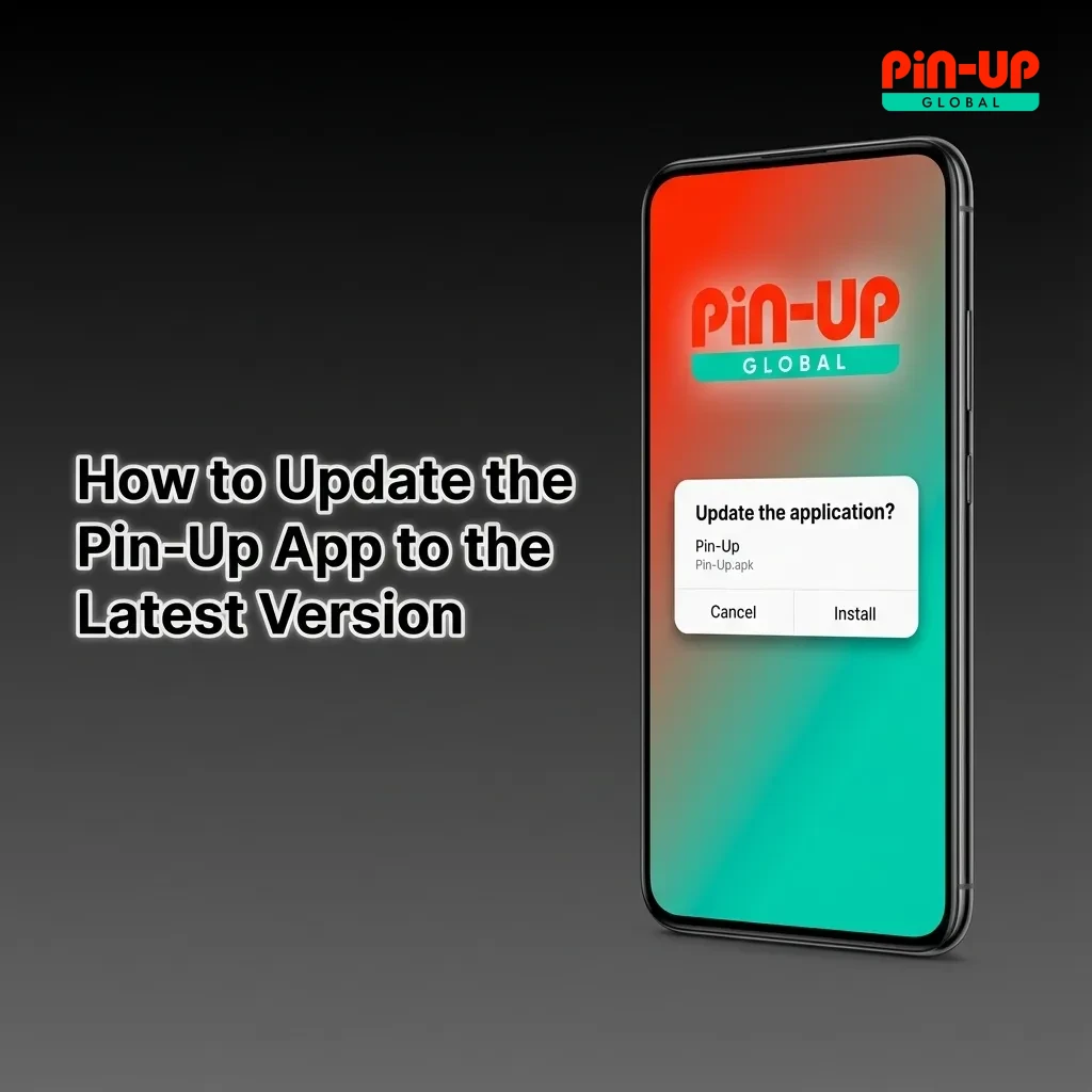 Pin-Up app automatically updating to latest version with new features and games loading seamlessly in background