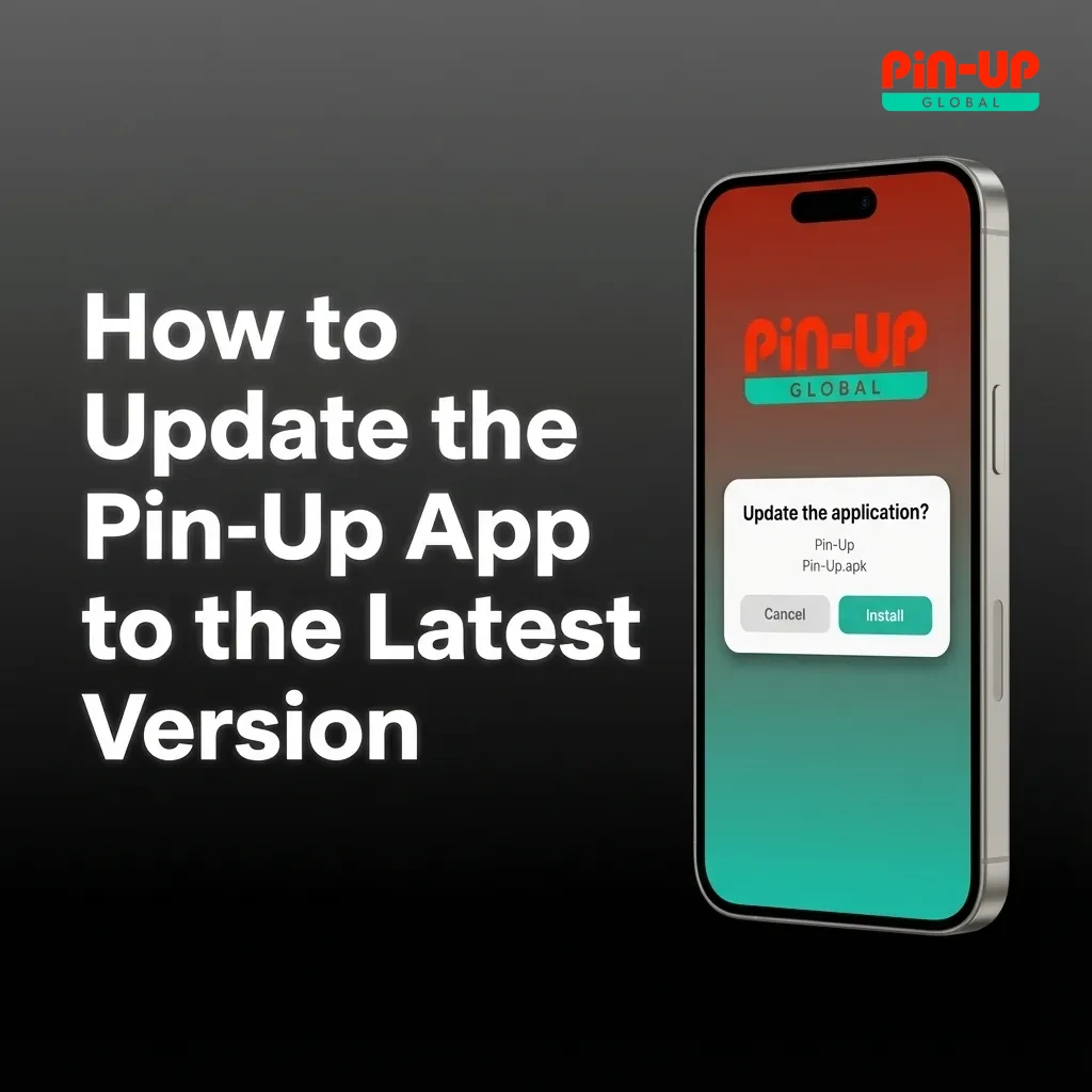 Pin-Up app icon with automatic update symbol showing progressive web app technology