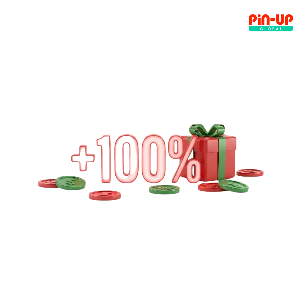 Pin-Up casino welcome bonus offer showing 125% match up to INR 25,000 for Indian players with cricket and casino games