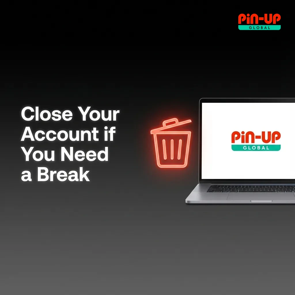 Person closing online gambling account through customer support for responsible gaming break