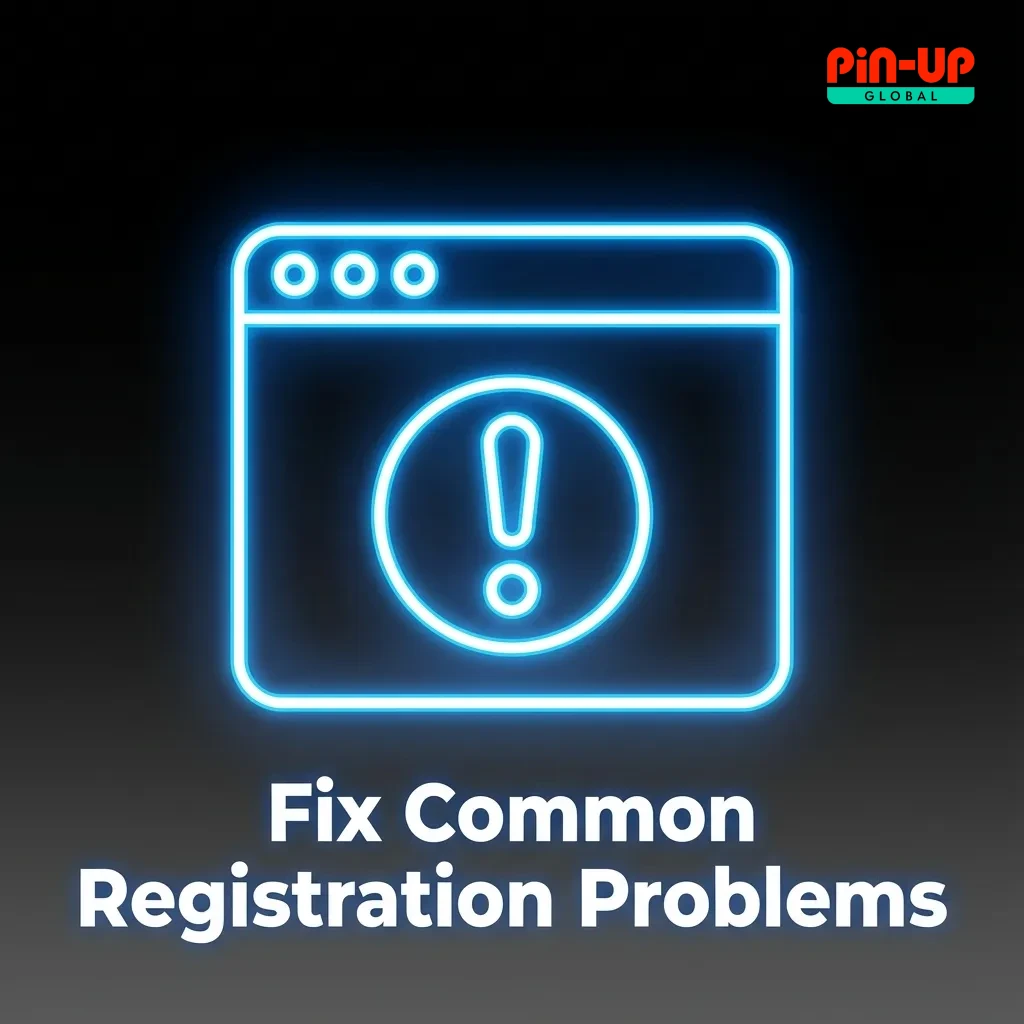 Troubleshooting guide showing common registration issues like duplicate accounts, verification codes, and form errors with solutions.