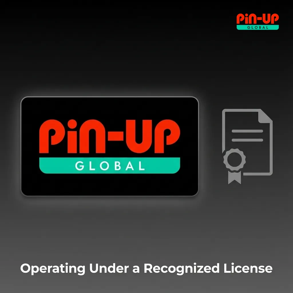 Pin-Up casino Curaçao eGaming license certificate displaying number 8048/JAZ2017-0003 issued March 14, 2017