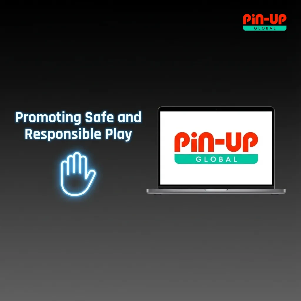 Pin-Up Casino responsible gaming tools interface showing deposit limits, self-exclusion options, and player protection features