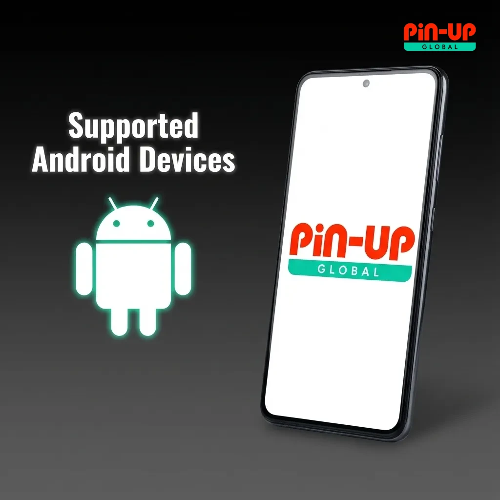 List of Android smartphones compatible with Pin-Up PWA including Samsung, Xiaomi, OnePlus, and other popular brands