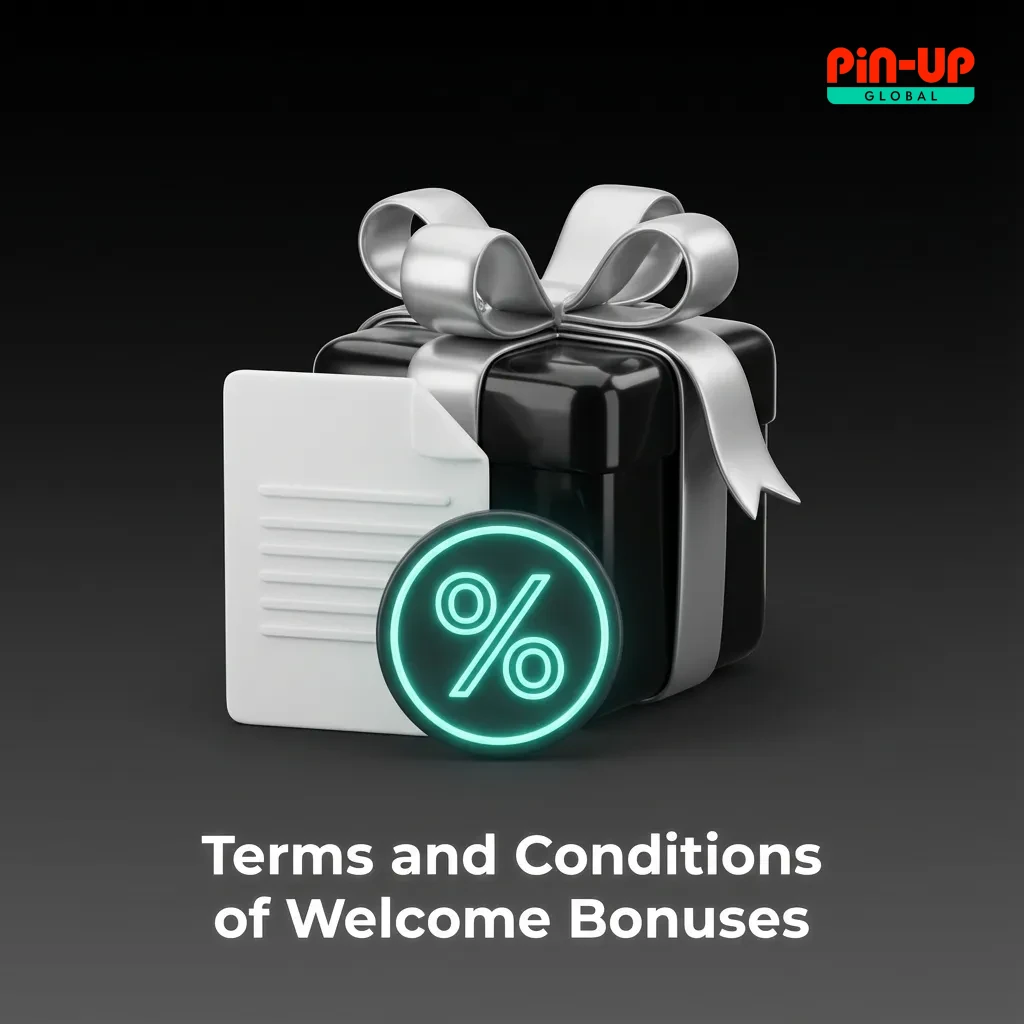 Welcome bonus terms displayed with key requirements including deposit minimums, wagering rules, and expiration details.