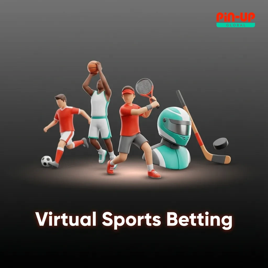 Virtual sports betting interface showing simulated football, tennis, horse racing, and basketball matches with live odds