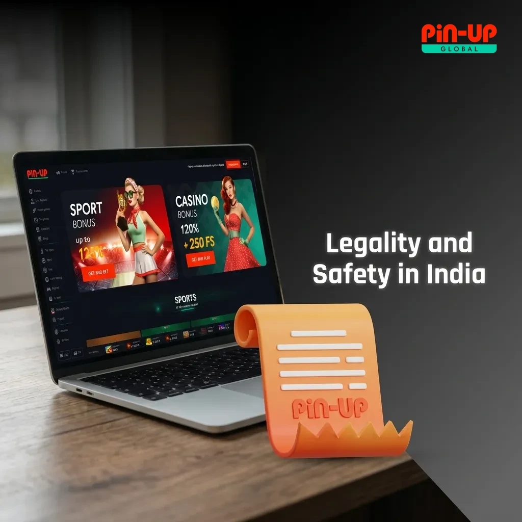 Online gaming platform with Curaçao license showing SSL encryption and responsible gaming tools for Indian users