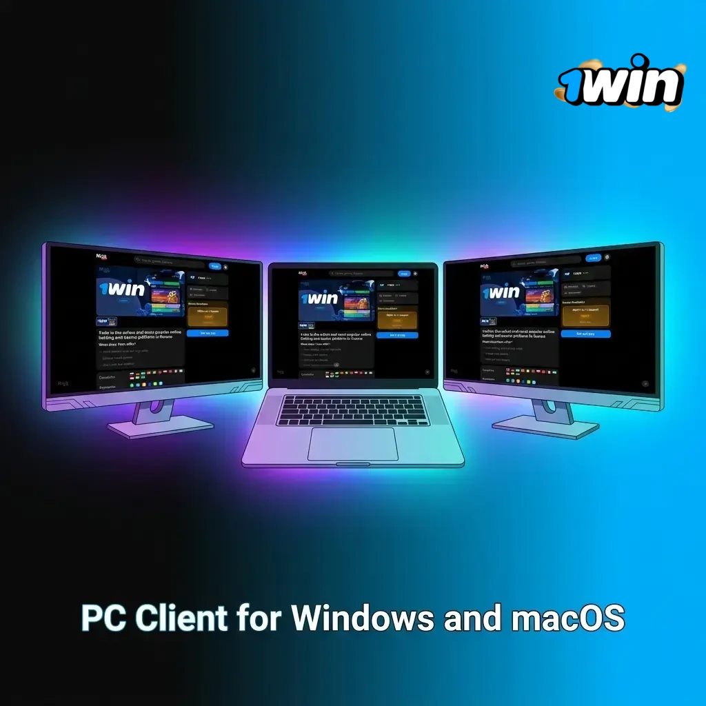 1win desktop access via browser on Windows and macOS for sports betting and casino games