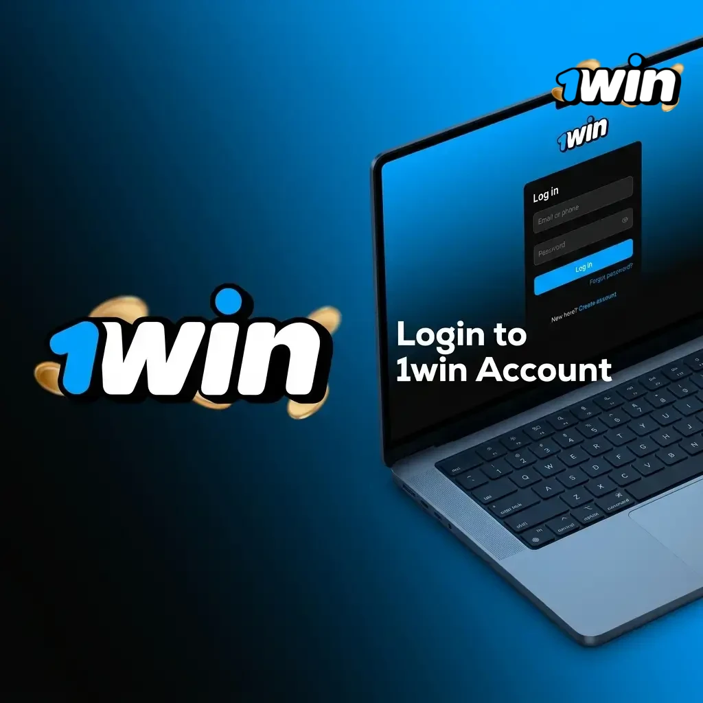 1win account login page showing email and password fields with a confirm button to access dashboard and features